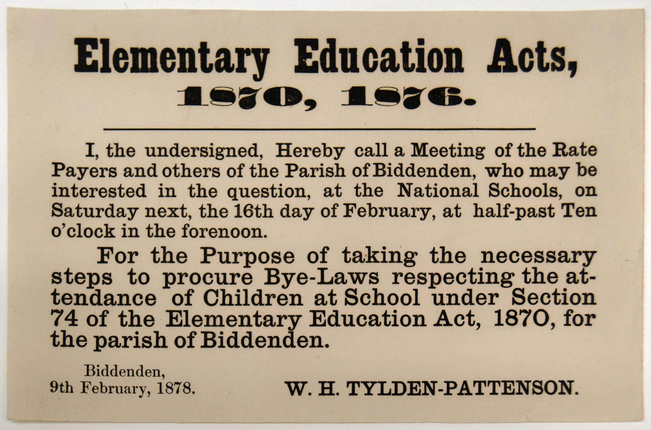 critically evaluate the impact of the 1870 education act