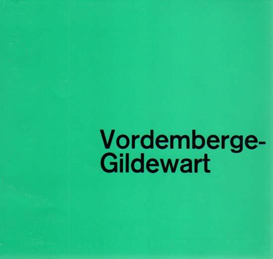 Friedrich Vordemberge-Gildewart. Ulmer Museum, 20. April bis 1. Juni 1975. - Vordemberge-Gildewart, Friedrich