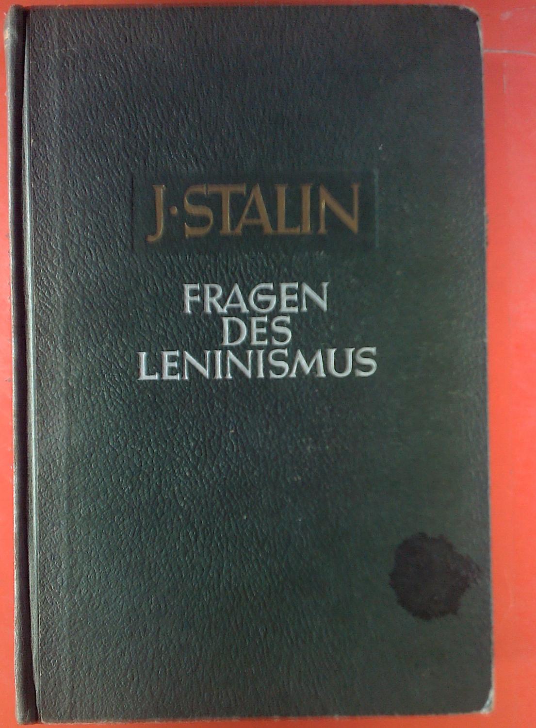 fragen des leninismus von stalin - ZVAB