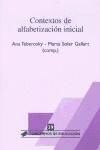 CONTEXTOS ALFABETIZACION INICIAL - Marta Soler Gallard; Ana Teberosky