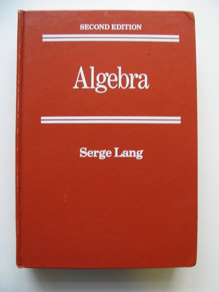 ALGBEBRA - Lang, Serge
