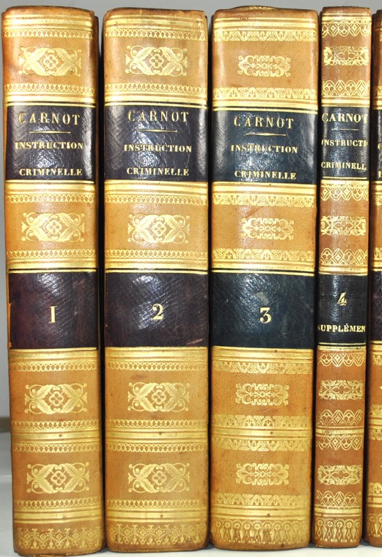 De l'Instruction criminelle, considérée dans ses rapports généraux et particuliers avec les lois nouvelles et la jurisprudence de la Cour de cassation. - CARNOT (Joseph-François-Claude).