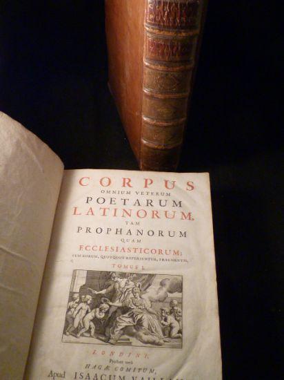 Corpus omnium veterum poetarum latinorum tam prophanorum quam ecclesiasticorum cum eorum, quotquot reperiuntur, fragmentis - MATTAIRE Michael