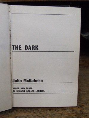 The Dark John McGahern [Very Good] [Hardcover]