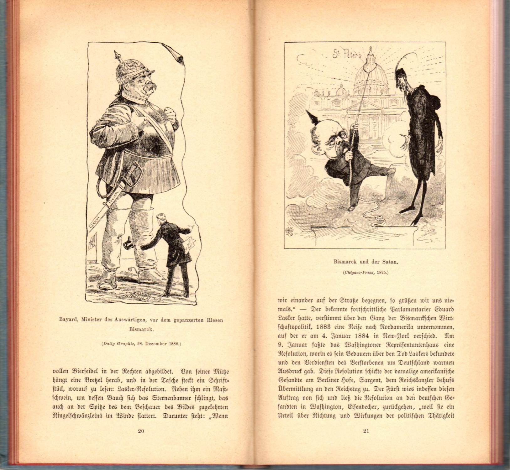 Bismarck in der Karikatur. 230 französische, englische, russische