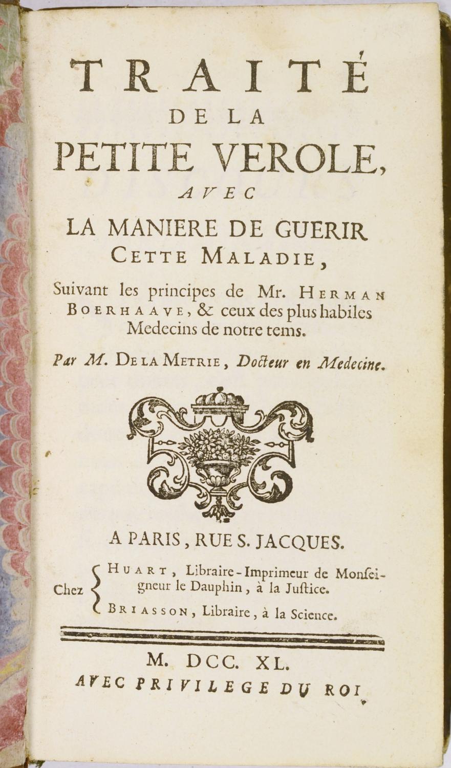 Traité de la petite vérole avec la manière de guérir cette maladie