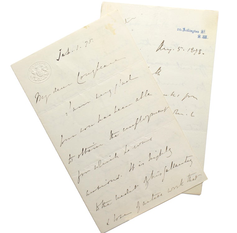 A.L.S. To Bath, "My dear Bath, many thanks for the enclosure which had miscarried." Salisbury, Robert Cecil, 3rd Marquess of [ ]