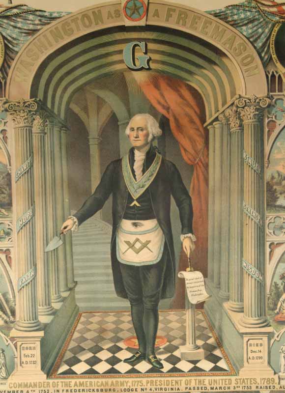 WASHINGTON AS A FREEMASON par MASONRY: (1870)  Boston Book Company 