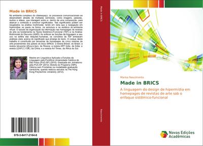 Made in BRICS : A linguagem do design de hipermídia em homepages de revistas de arte sob o enfoque sistêmico-funcional - Marisa Nascimento