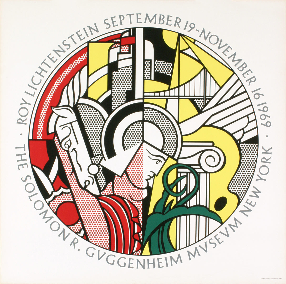 ROY LICHTENSTEIN Guggenheim Museum, 1969 von Lichtenstein, Roy: (1969 ...