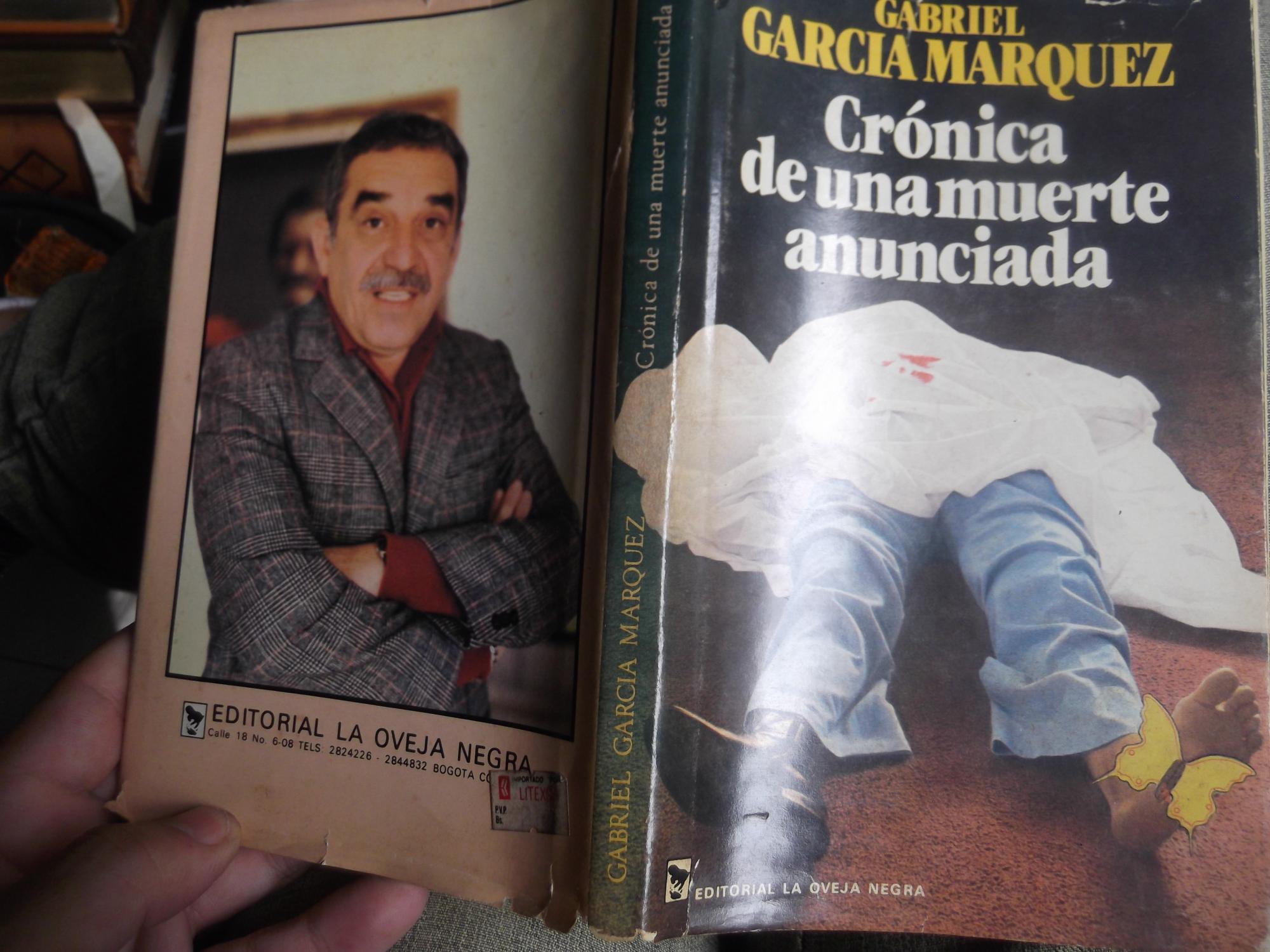 demasiado precedente Morbosidad Cronica de una muerte anunciada by Garcia Marquez, Gabriel: Very Good  Hardcover (1981) 1st Edition | Libreria Babel
