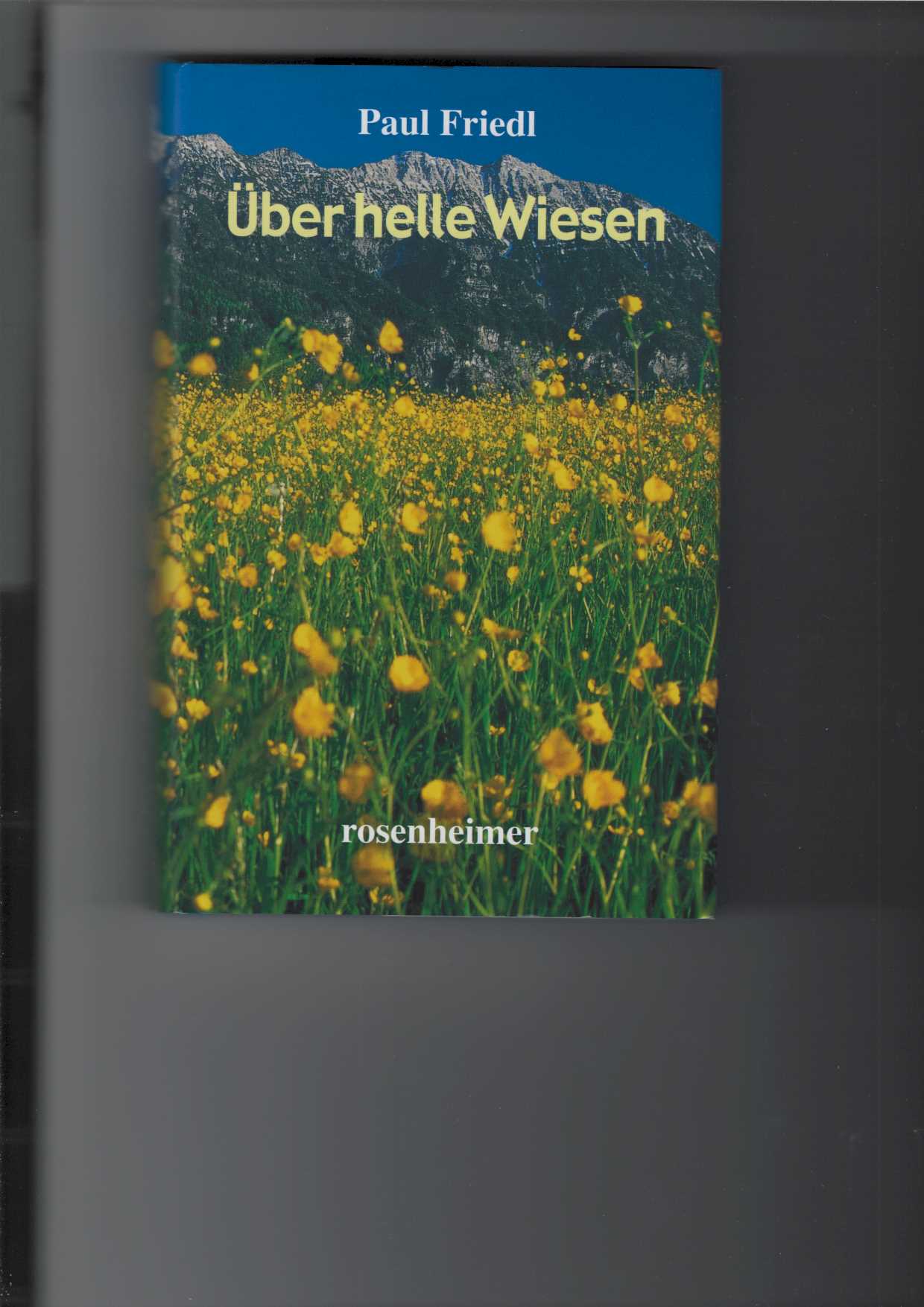 Über helle Wiesen. Roman. - Friedl, Paul