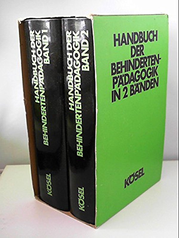 Handbuch der Behindertenpädagogik (Ln)