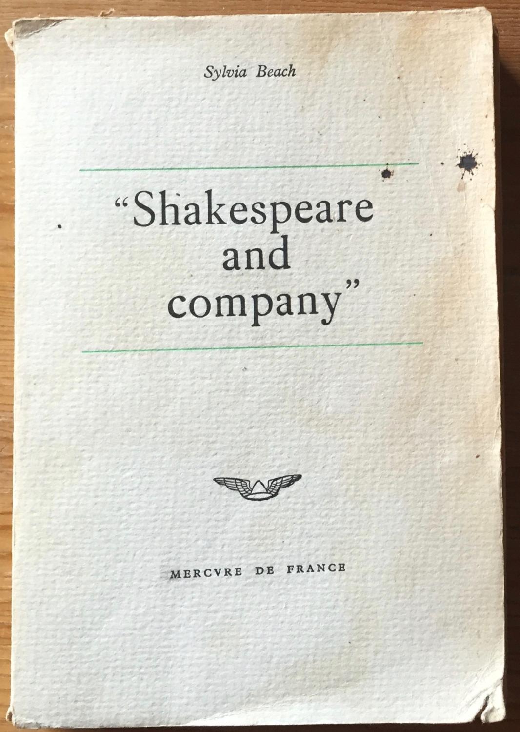 Shakespeare and company. - Beach, Sylvia