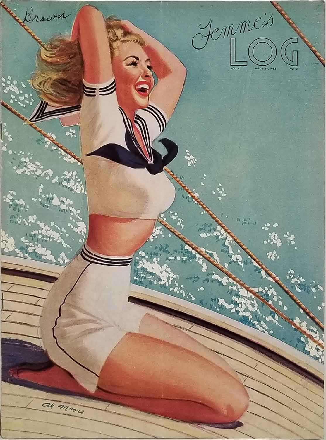Pin up in the navy