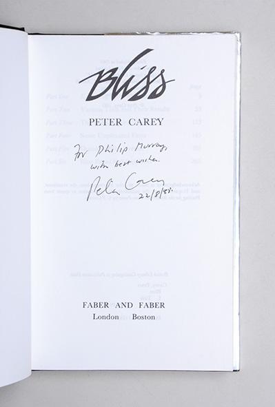 Bliss. - CAREY, Peter.