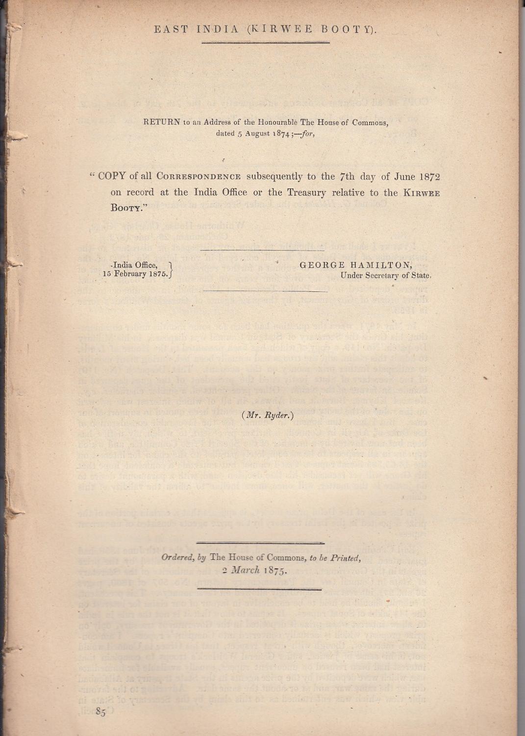 book report for india