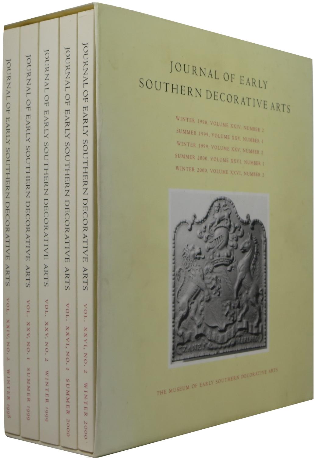 Index of Early Southern Artists and Artisans: Journal of Early Southern