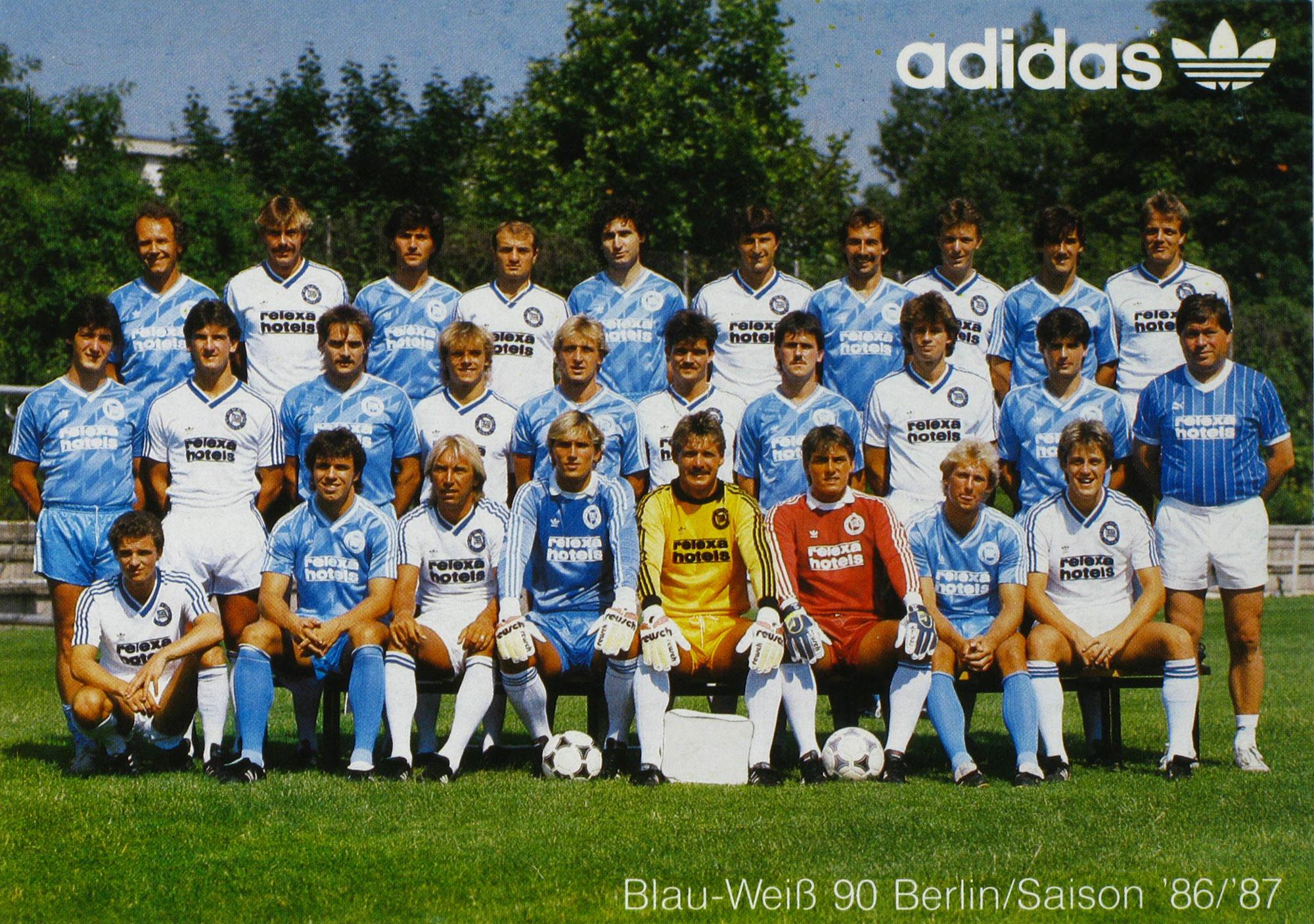 Blau-Weiß 90 Berlin BL 86/87  VfB Stuttgart Sp-extra 