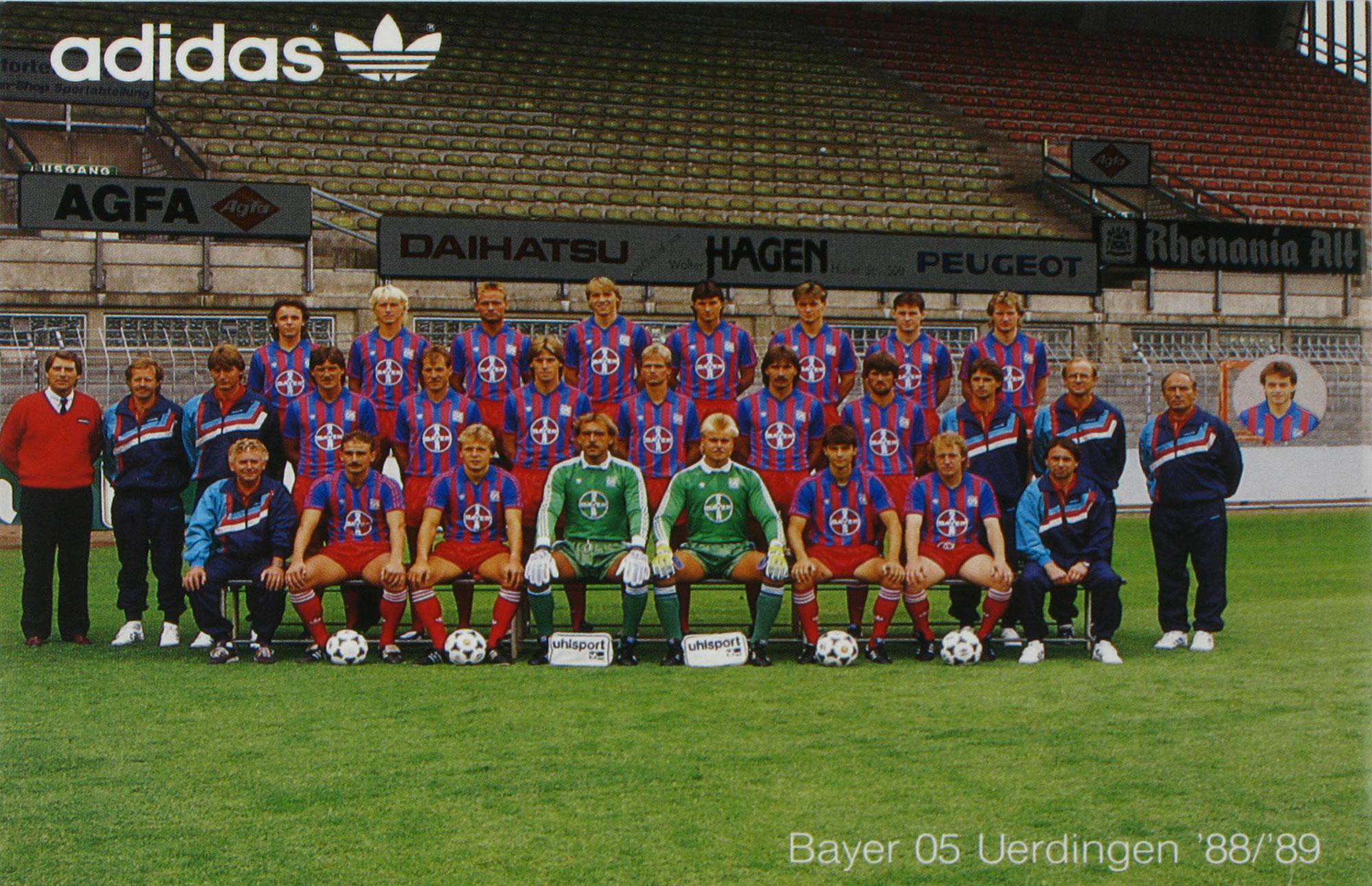 Programm 1991/92 Bayer 05 Uerdingen Braunschweig 