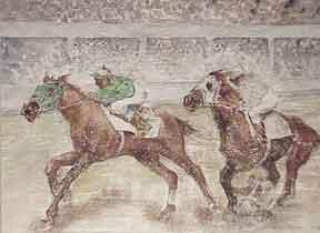 [Signé] Racing Thoroughbreds. Rowney Colors. Brown, G. Turner. [Satisfaisant]