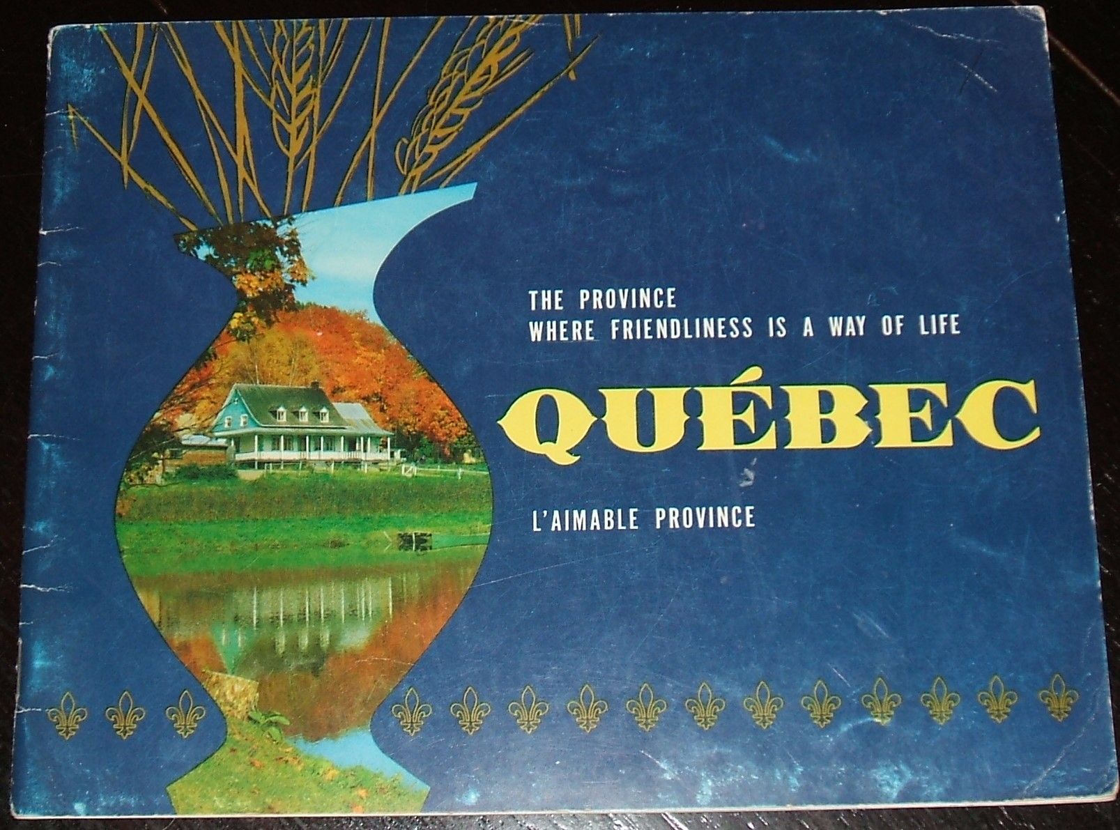 Original 1964 Souvenir Travel Brochure from Quebec , Color Photos by Original 1964 Souvenir Travel Brochure from Quebec , Color Photos by