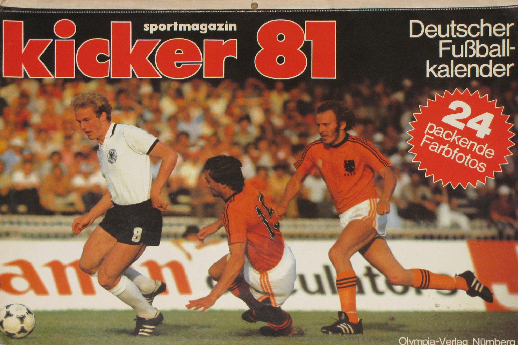 Kicker-Sportmagazin `81 - Deutscher Fußballkalender, - Heimann, Karl-Heinz