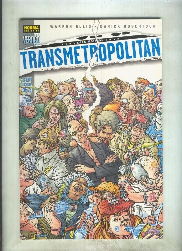 Vertigo numero 159: Transmetropolitan: La nueva escoria numero 3 - Warren Ellis y Darick Robertson