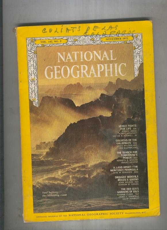 National geographic 1972 november by Varios: (1972) Magazine ...