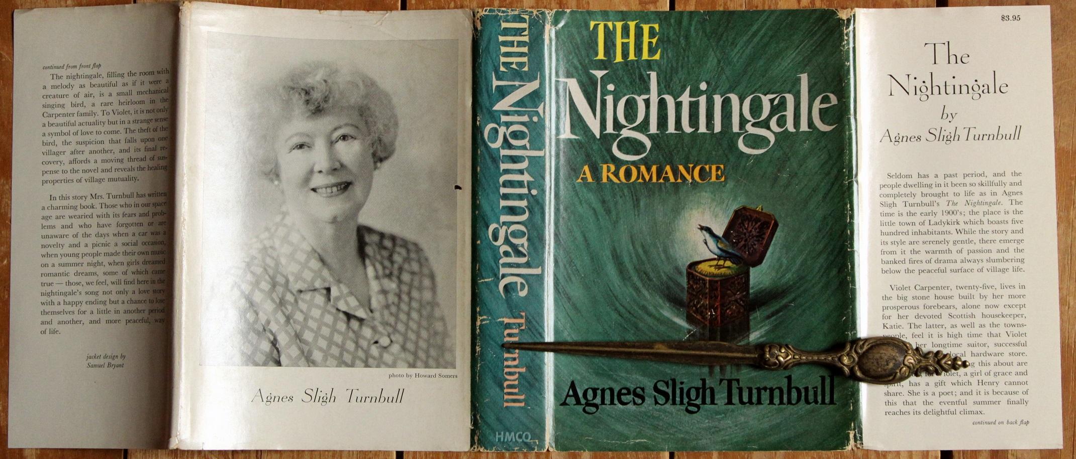 The Nightingale A Romance by Turnbull, Agnes Sligh (SIGNED) Very Good
