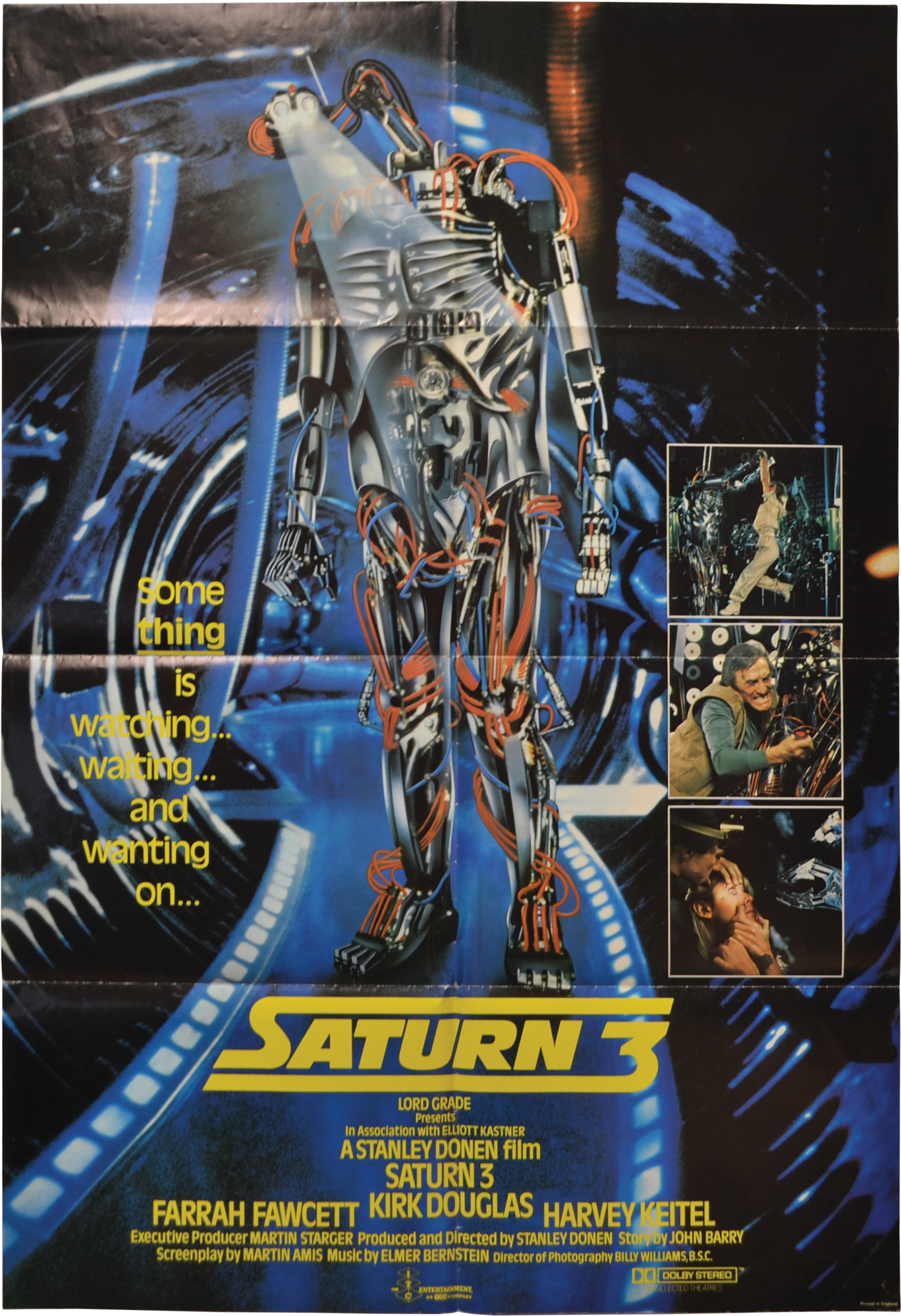 Saturn 3 (Original British poster for the