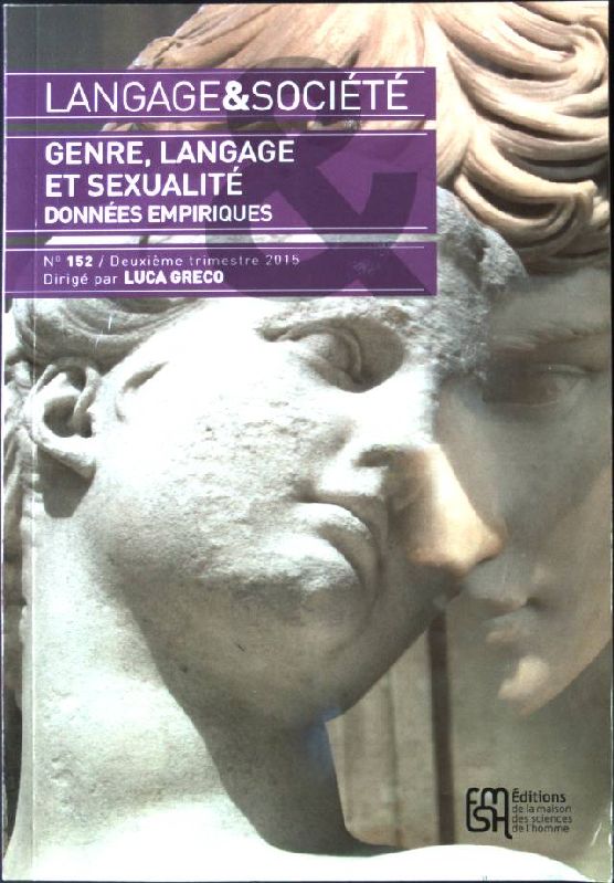 Genre langage et sexualité, données empiriques - Greco, Luca