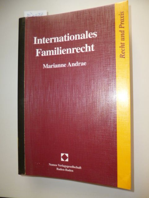 Internationales Familienrecht - Andrae, Marianne