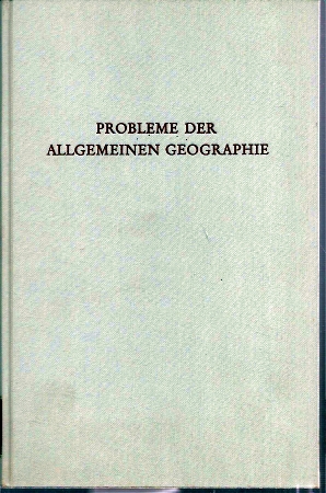 Winkler,Ernst(Hsg)Probleme der Allgemeinen Geographie - Wege der Forschung Bd. 299