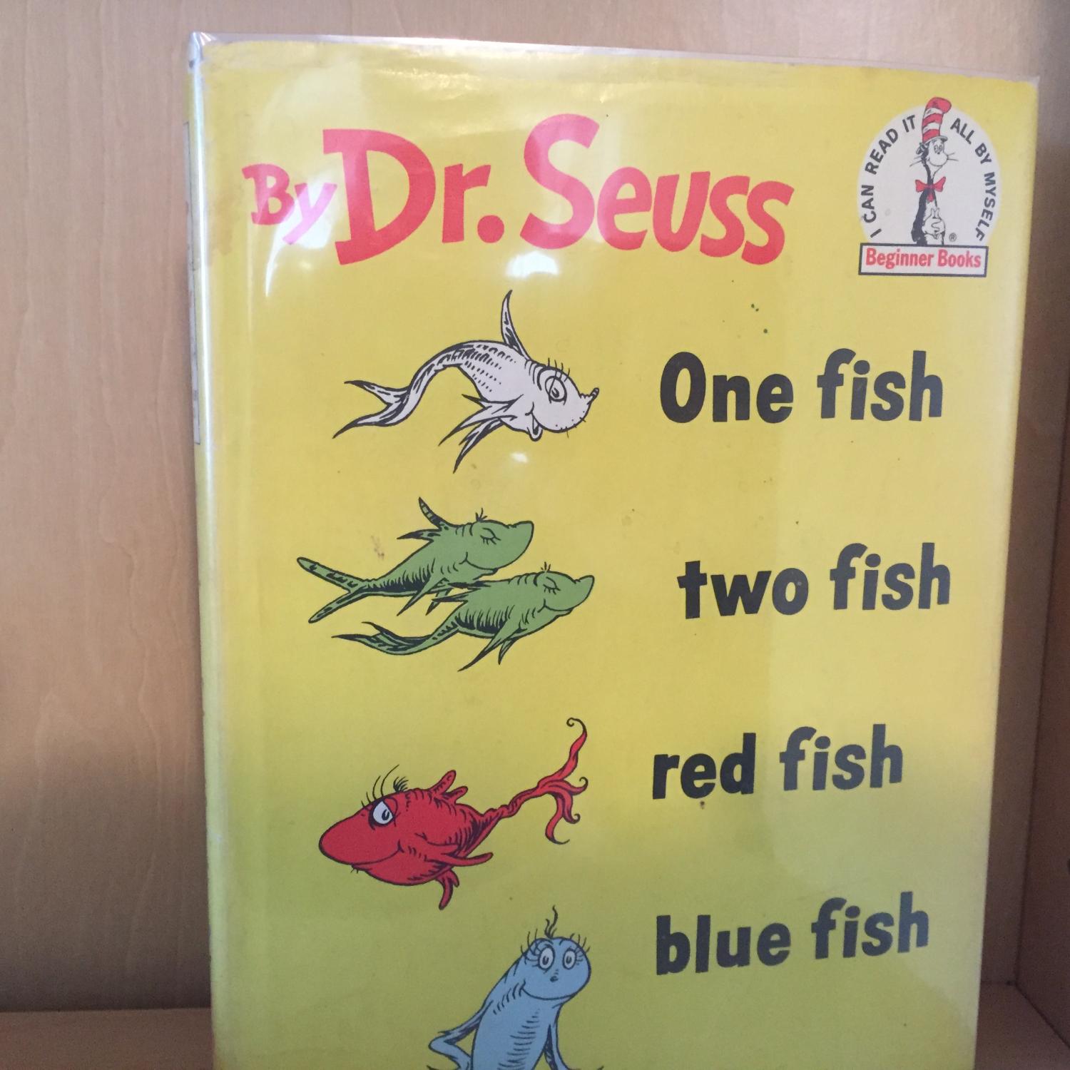 Dr Seuss Beginner Books, One Fish Two Fish Red Fish Blue Fish