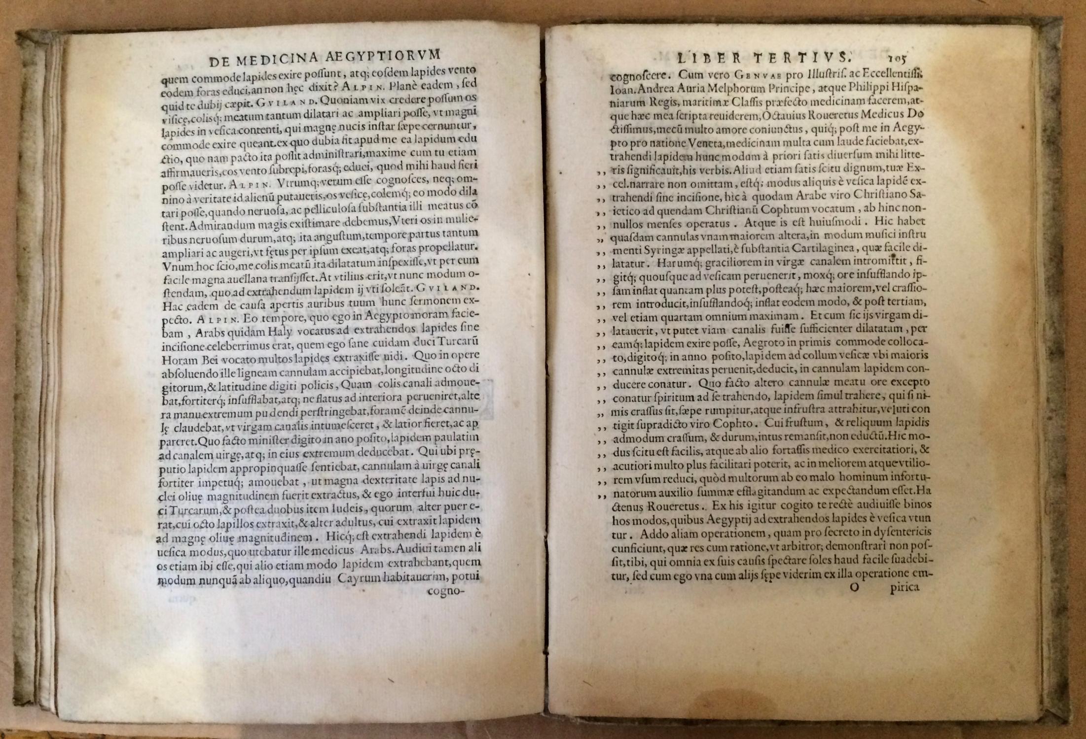 Prosperi Alpini De Medicina Aegyptiorum Libri Quatuor In Quibus