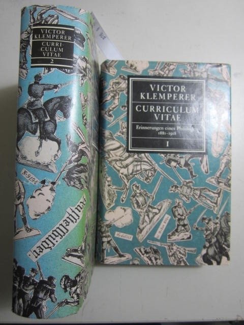 Curriculum vitae. Erinnerungen eines Philologen 1881-1918. 2 Bände (komplett). - Victor Klemperer