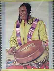 Etomachgommi. Calling First. Blackfeet Brave. Reiss, Winold and Great Northern Railway. [Satisfaisant]