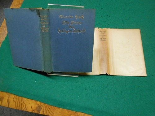 Der Sinn der heiligen Schrift. - Huch, Ricarda