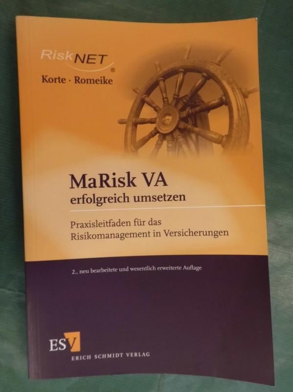MaRisk VA erfolgreich umsetzen - Korte, Thomas und Romeike, Frank