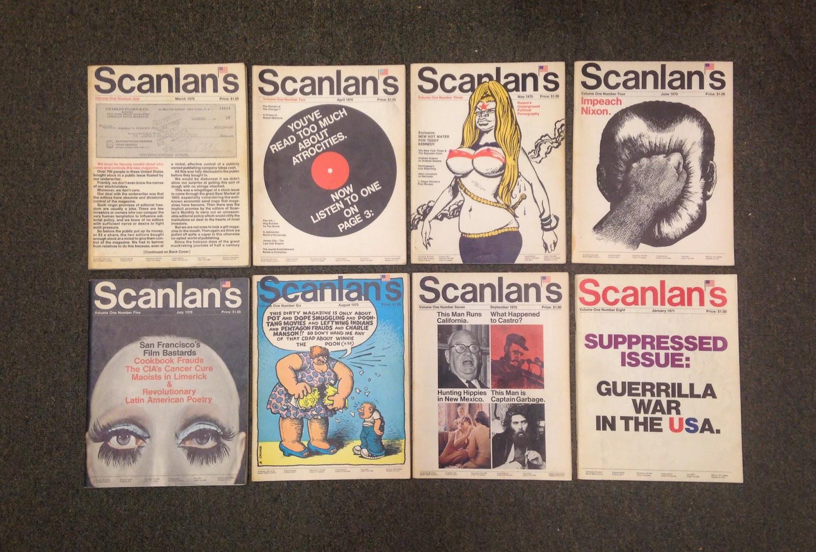 Scanlan's Monthly: Volume One Numbers One-Eight (March 1970-January ...