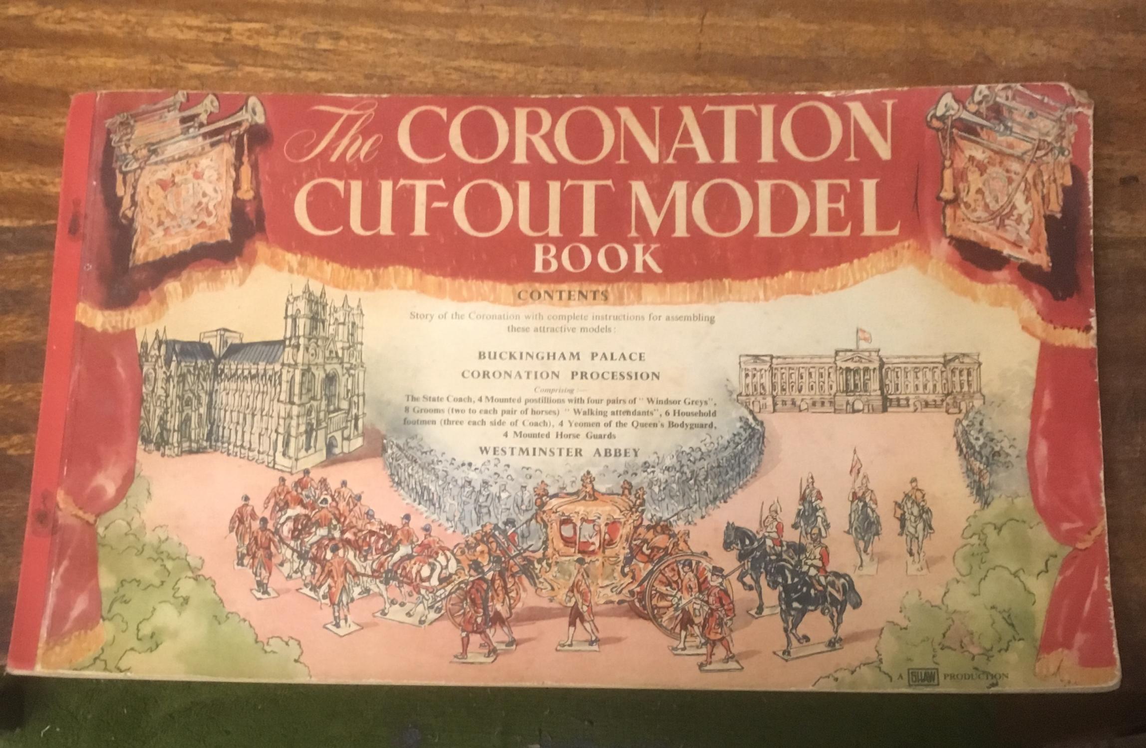 Coronation Cut Out Model Book By Shaw C K Very Good Book Soft Cover 1953 1st Edition Scarthin Books Aba Ilab