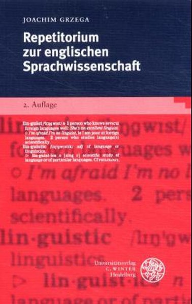 Repetitorium zur englischen Sprachwissenschaft - Bammesberger, Alfred und Joachim Grzega