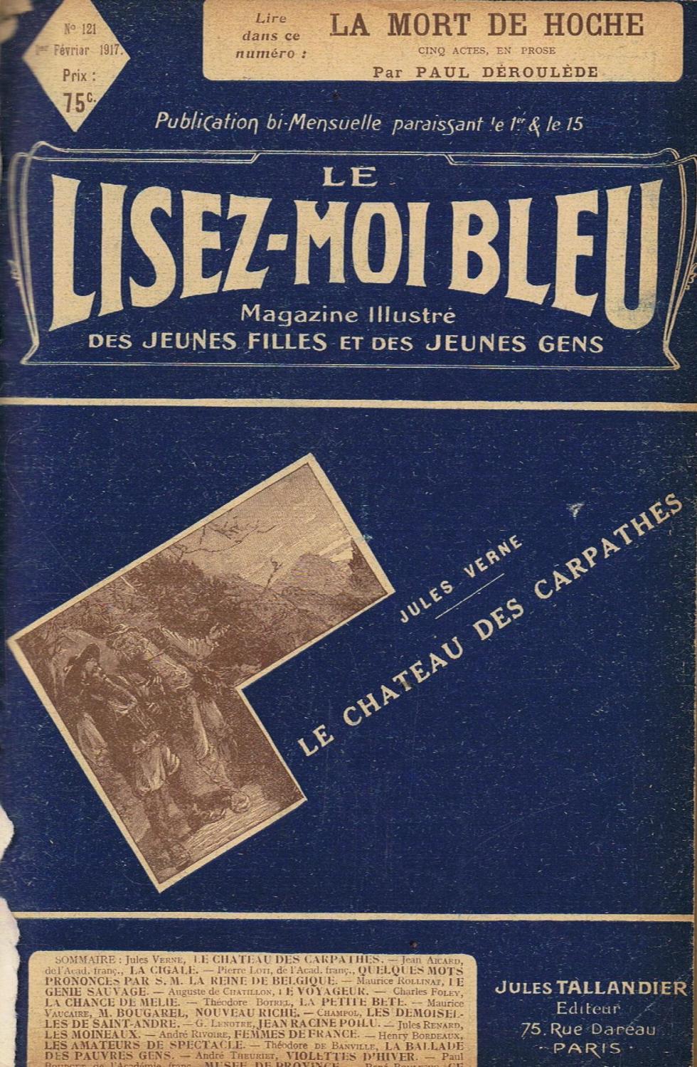 LE LISEZ ¿ MOI BLEU. Magazine Illustré des Jeunes Filles et des Jeunes ...