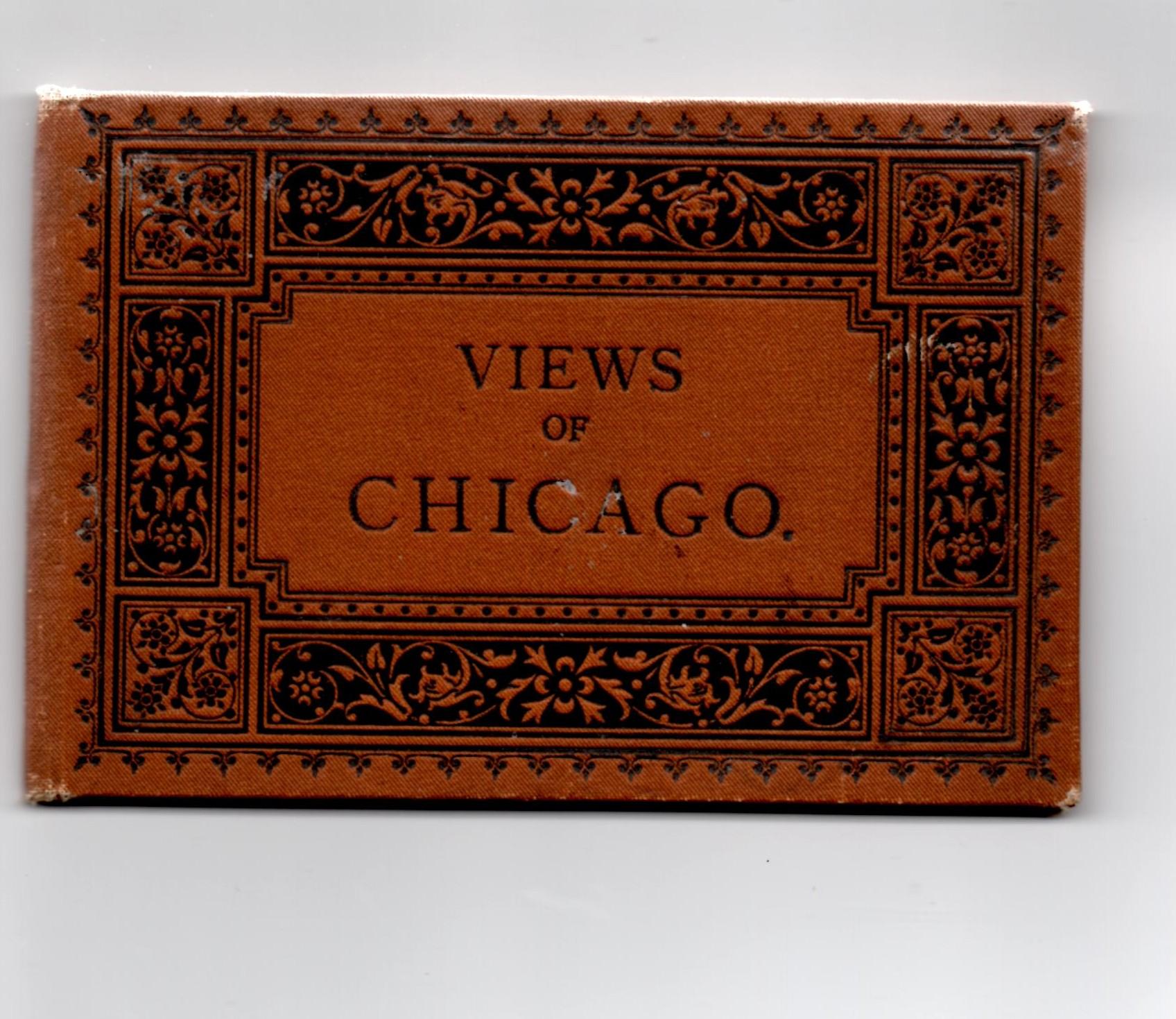 Views of Chicago Souvenir Album Fair to Good Hardcover Second