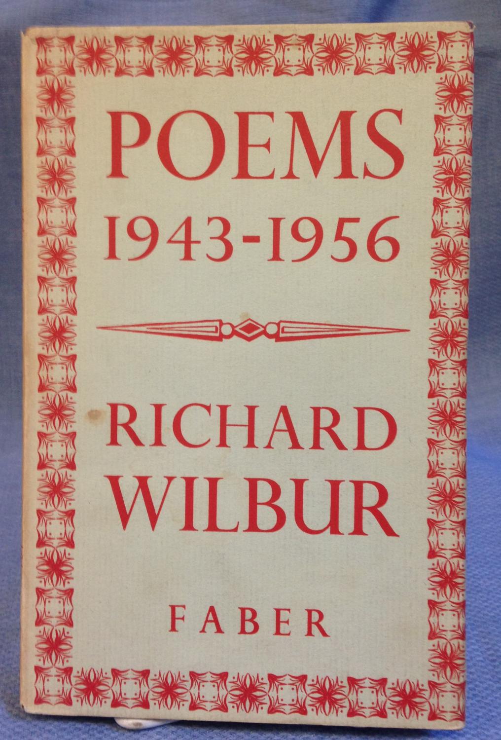 Poems 19431956 by Richard Wilbur Fine Cloth (1964) First Edition