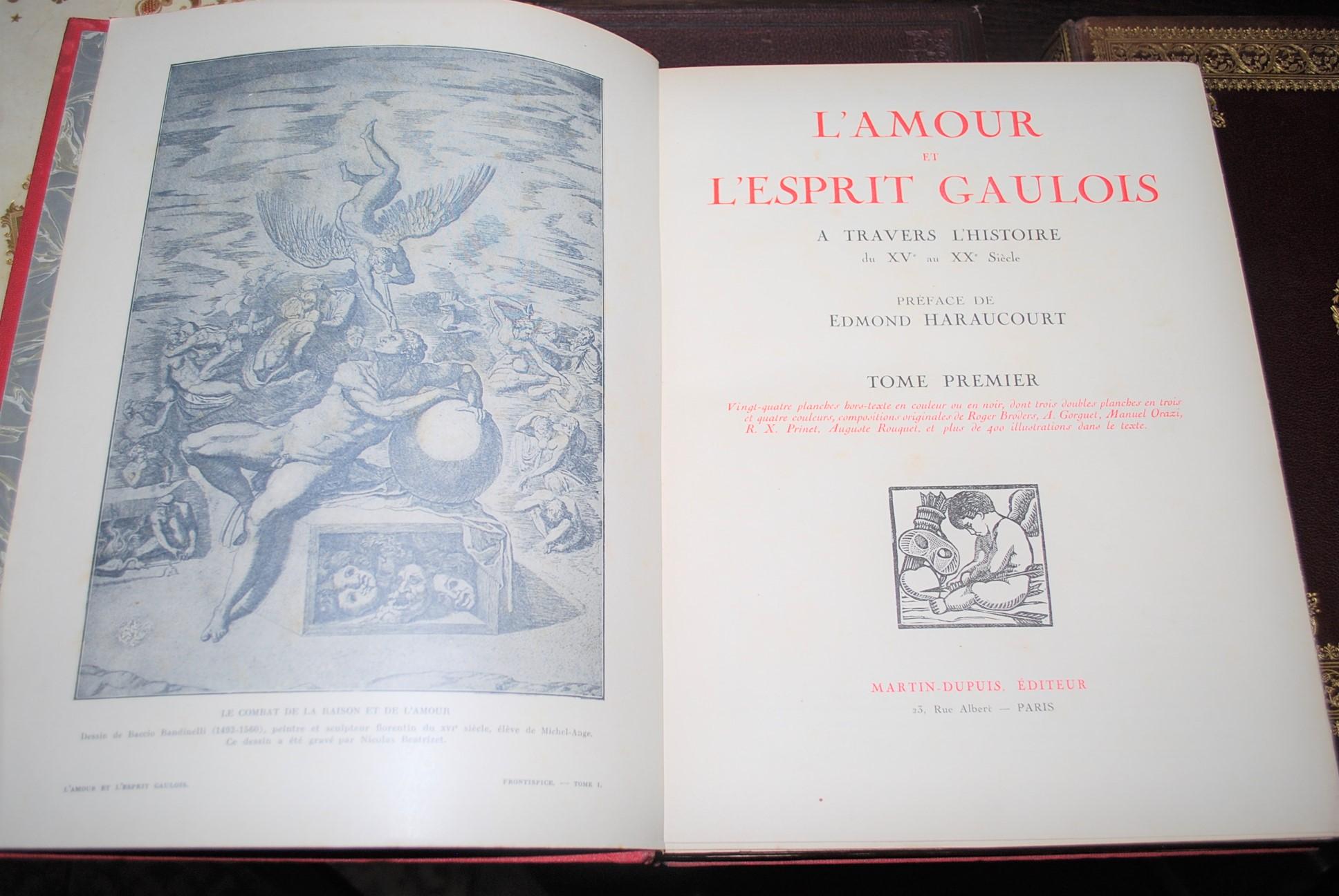 L'Amour et L'Esprit Gaulois a Travers l'Histoire Du XV Au XX Siècle