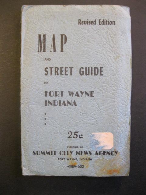 MAP AND STREET GUIDE OF FORT WAYNE INDIANA by Anonymous: (1945) 2nd ...