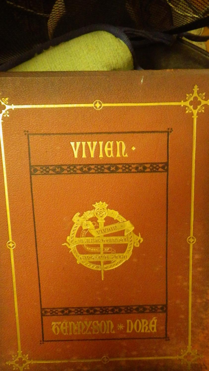 Vivien by Alfred Tennyson, Poet Laureate, 9 illustrations by Gustave Dore, frontispiece with