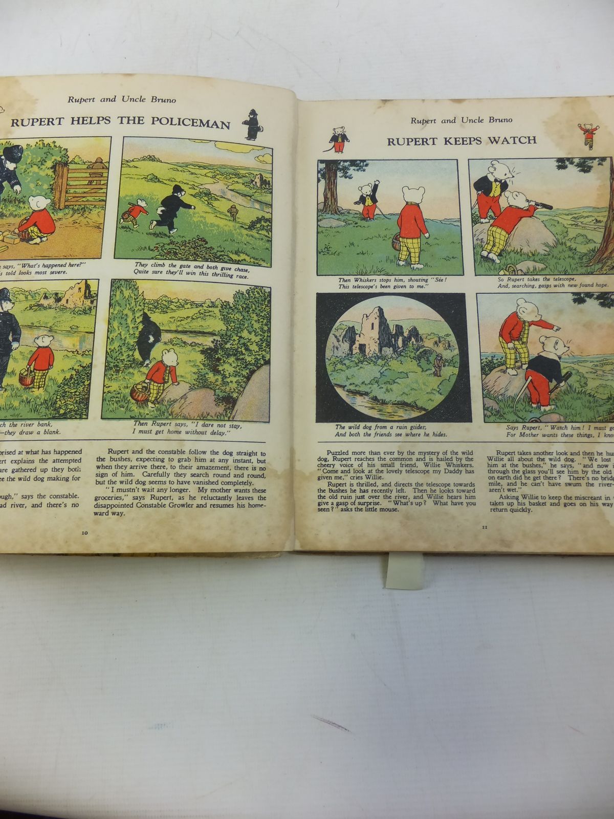 Rupert Annual 1940 Rupert S Adventure Book Von Bestall Alfred Poor Hardback 1940 Stella Rose S Books Pbfa